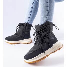 Svarta isolerade Stephen snöstövlar 1