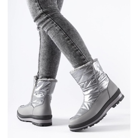 Tylertown snökängor i silver med päls silver- 1