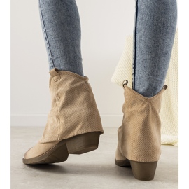 Beige stövlar Belloci för kvinnor 1