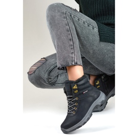 Höga vandringsskor för kvinnor, svarta 1