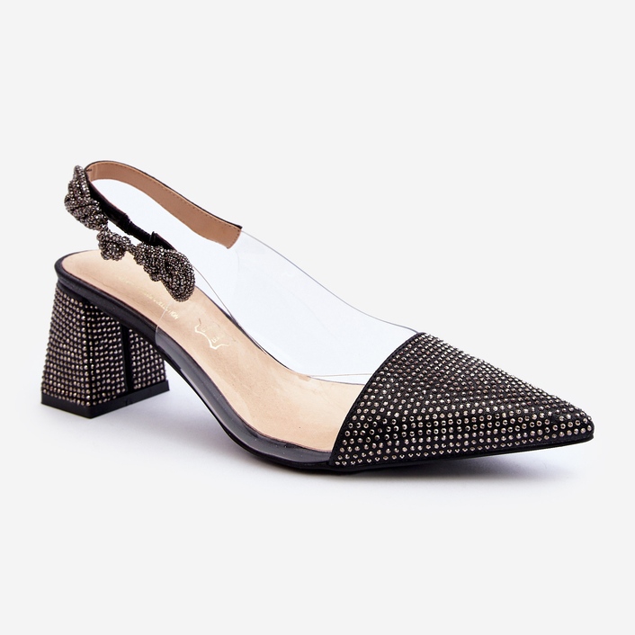 Elegant spetsad tåpump D&amp;A MR91292-1 Svart 2