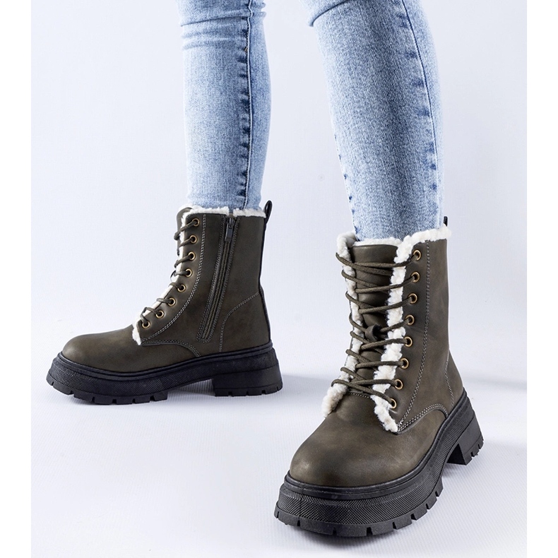 Gröna isolerade stövlar från Tadasuni 1