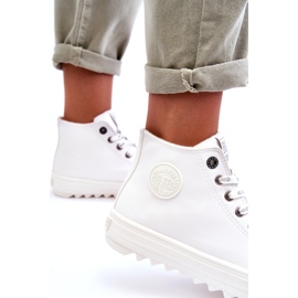 Dam Sneakers Big Star High Warm White GG274108 vit 1