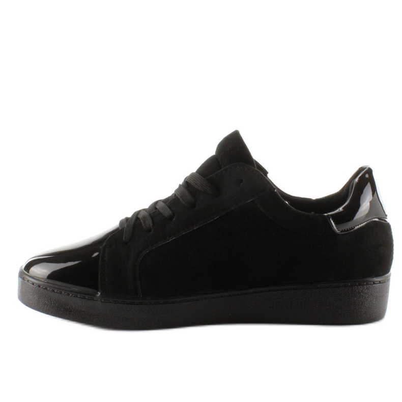 Damsneakers med kristaller T273P Svart 2