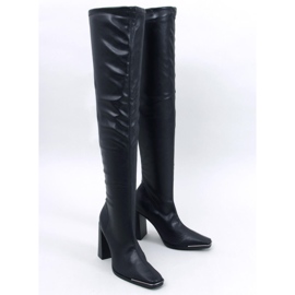 Marlone Black högklackade mulor svart 1