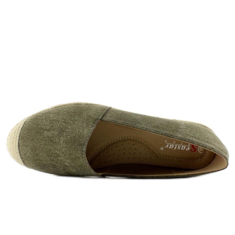 Espadrillor med linne tåhätta JH23P Grön 2