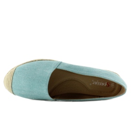 Espadrillor med linne tåhätta JH23P L. Blå 2