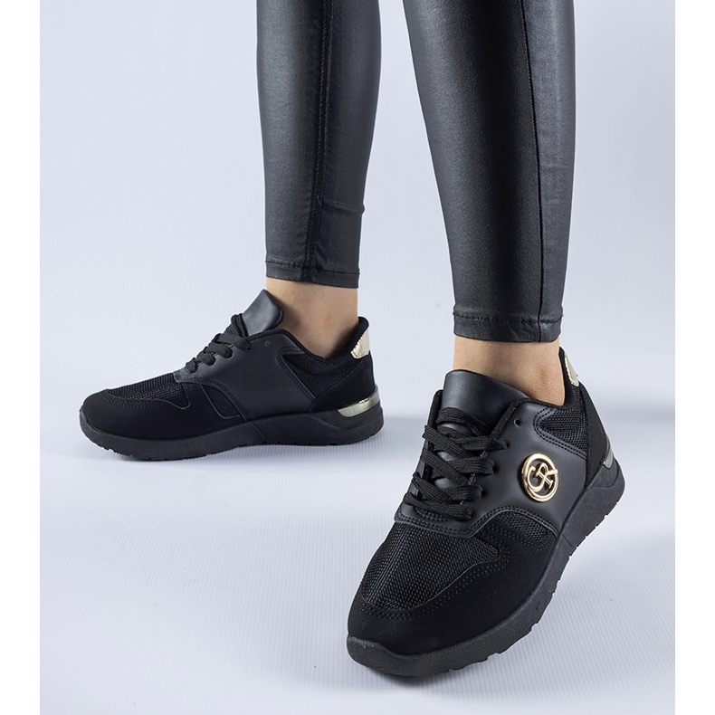 Svarta Almenno sportsneakers 1