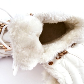 Damisolerade sportstövlar med snörning Trappers Vit Bastini 7