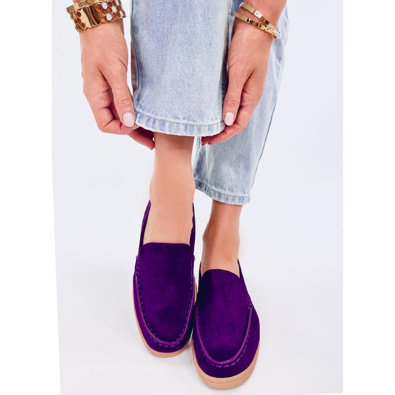 Mjuka dammockasiner från Justt Purple purpur 1