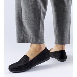 Svarta mockasiner av Cellarengo eko-mocka 2