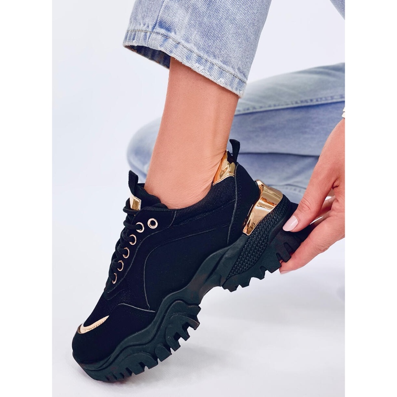 Fleis svarta sportskor för kvinnor 1