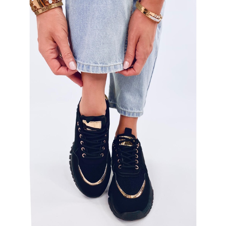 Fleis svarta sportskor för kvinnor 2