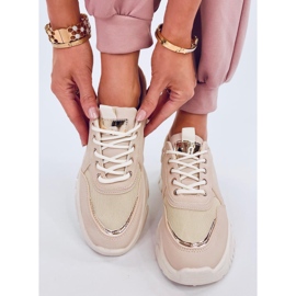 Fleis Beige sportskor för kvinnor 1