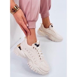 Jankei Beige sportskor för kvinnor 2