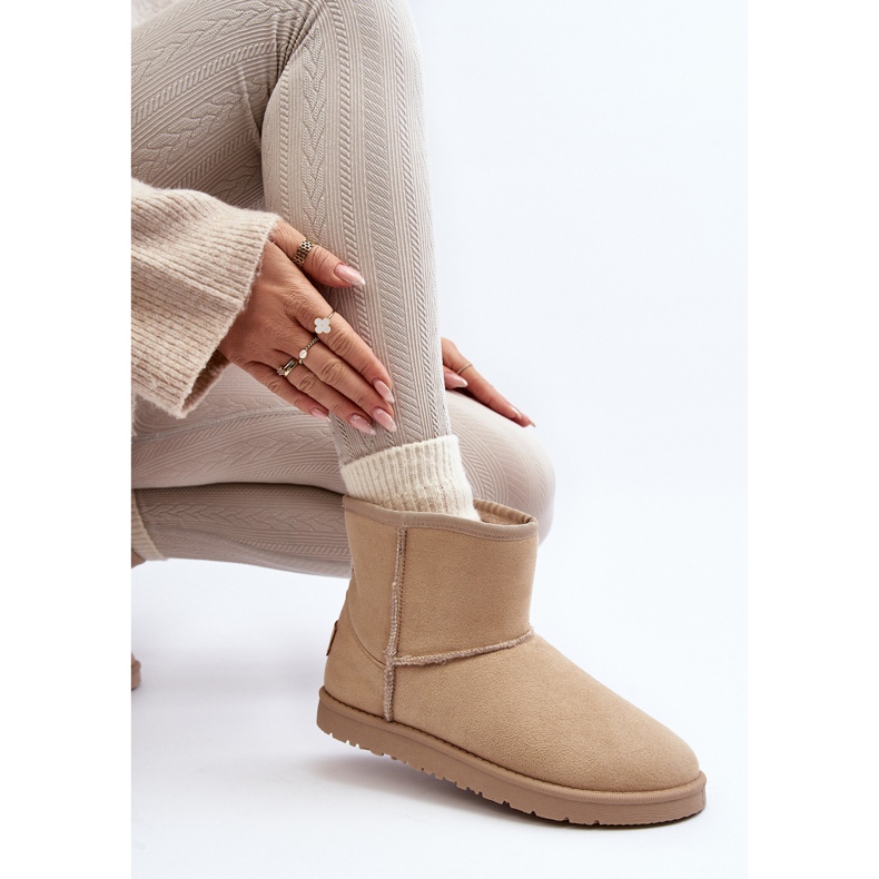 Cross Jeans för damer Snow Boots MM2R4023C Beige 2