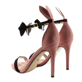 Sandaler på en nål med öron ZJ-15P Rosa 2