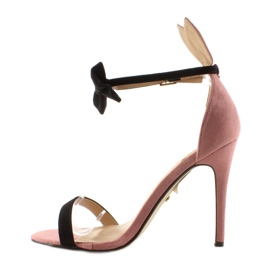 Sandaler på en nål med öron ZJ-15P Rosa 1