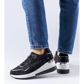 Svarta Pisignano wedge sneakers 1