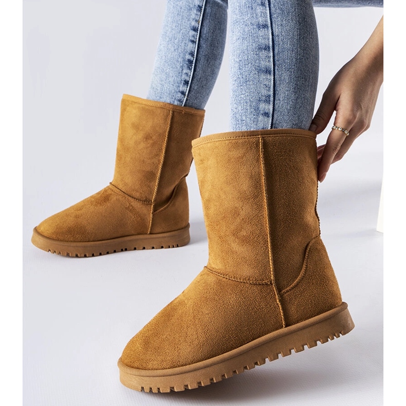 Bruna isolerade klassiska Ireneo snöstövlar 1