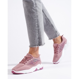 TRENDI Sportskor Sneakers purpur rosa 2