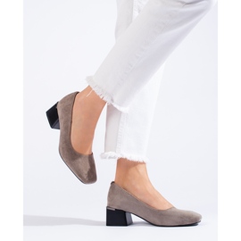 Snygga pumps höga klackar La.Fi grå 2