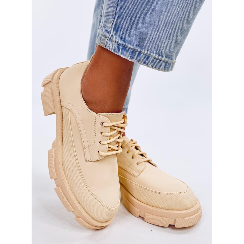 Högsulade loafers Unna Yellow gul 2