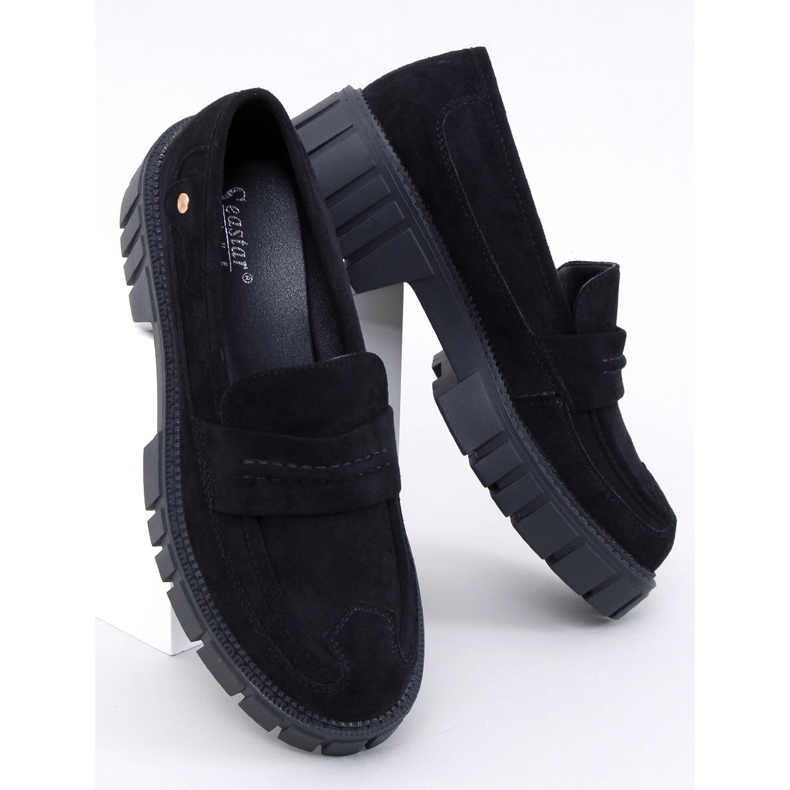 Plattform loafers från Chandra Black svart 1