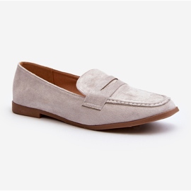 Klassiska mockasiner för kvinnor Grå Olevin 1