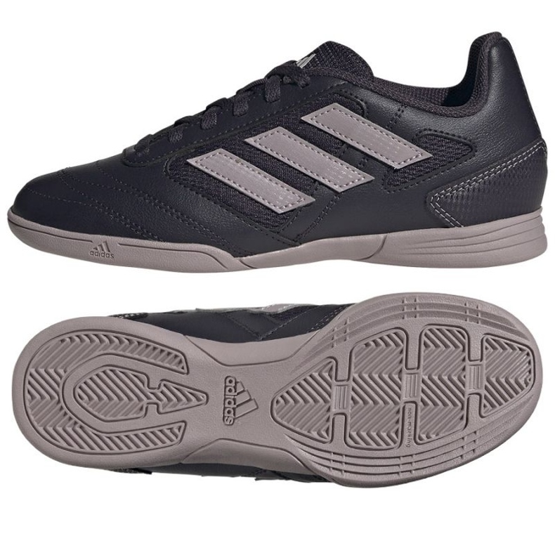 Adidas Super Sala 2 In Jr IE7559 fotbollsskor svart 1