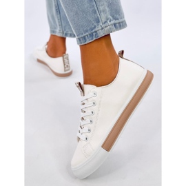 Monae Champagne sneakers för kvinnor vit 2