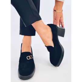 Corinai Black högklackade loafers svart 2