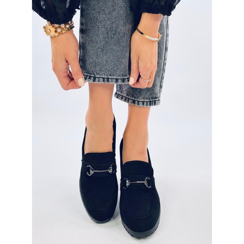 Desira Black högklackade loafers svart 1