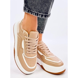 Moriau Camel damsneakers beige 1