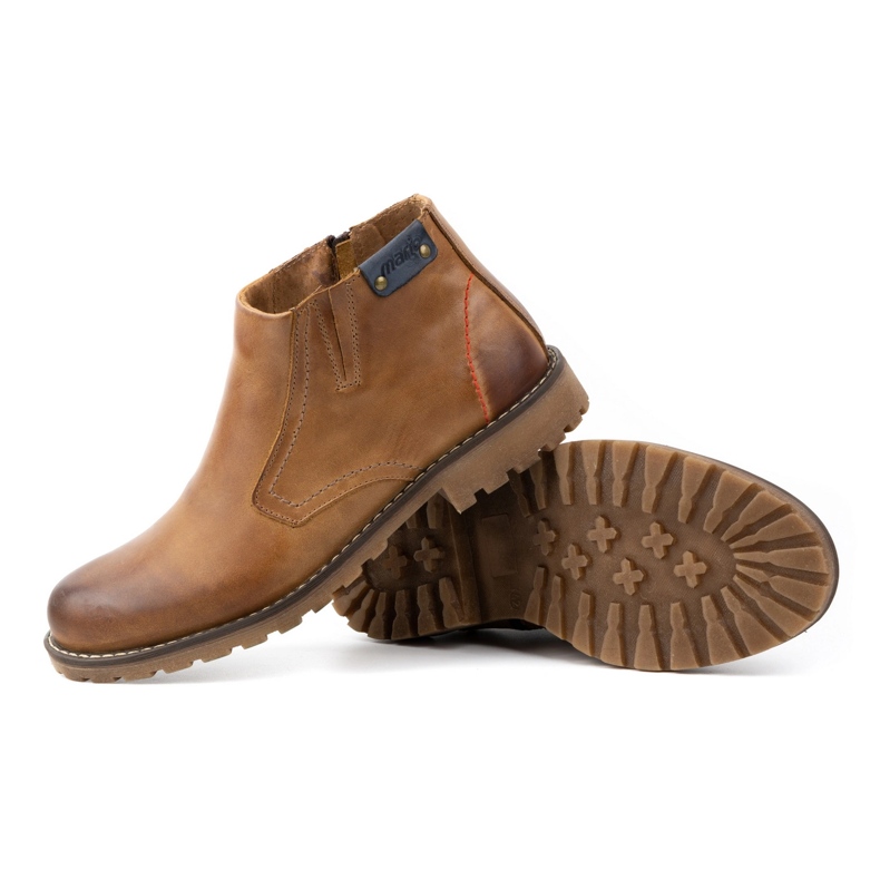 Olivier Isolerade herrstövlar 815 röda brun 3