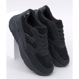 Clervie Black wedge sneakers svart 1