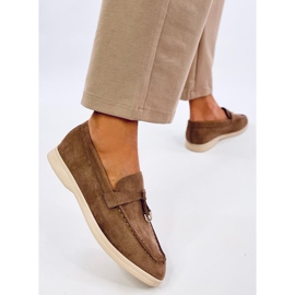 Robins Khaki mockasin i mjuk mocka brun 2