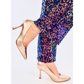 Dam högklackat Aurora Champagne rosa 2