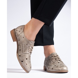 Daszyński genombrutna damskor i guld gyllene 1