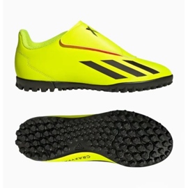 Adidas X Crazyfast Club Vel Tf Jr IF0713 skor gul 1