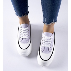 Lila sneakers på Plesio-plattformen violett 1