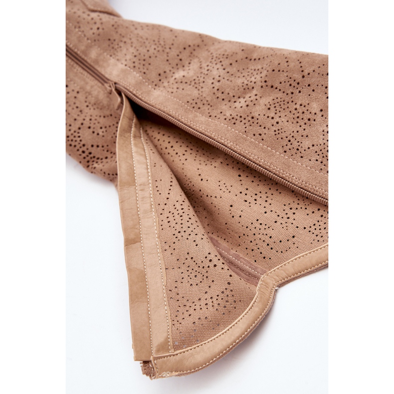 S.barski HY66-132 Openwork stövlar för kvinnor, beige 1