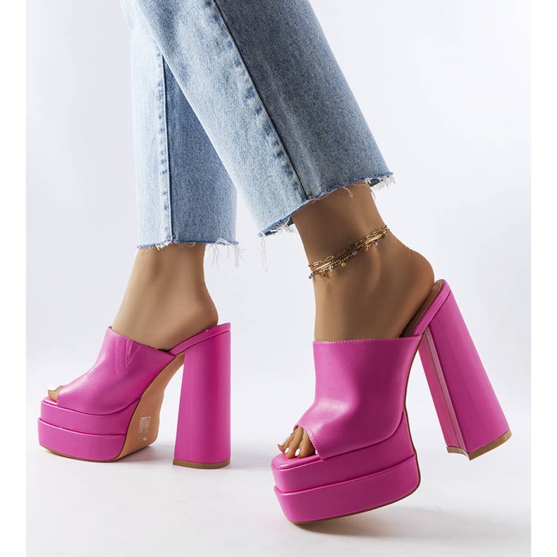 Rosa högklackade diabilder från Mertzon 1