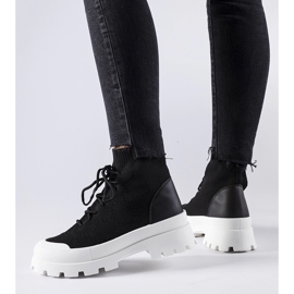 Svarta Éric high-top sneakers 1