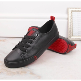 Low-top eko läder svart Big Star GG274007 1