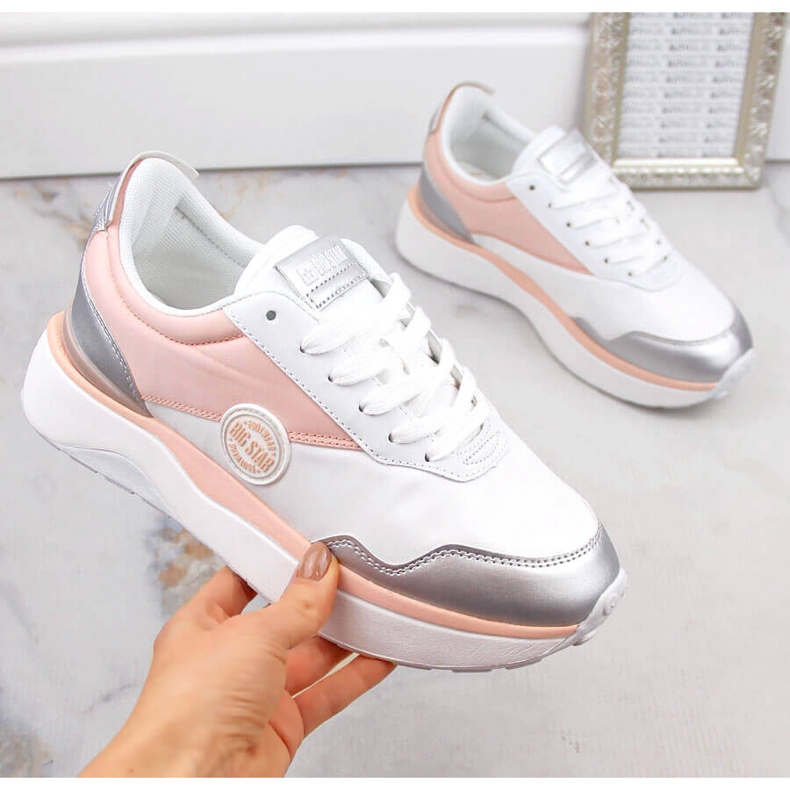 Flerfärgade plattformssportskor för kvinnor Big Star JJ274A015 mångfärgad 2