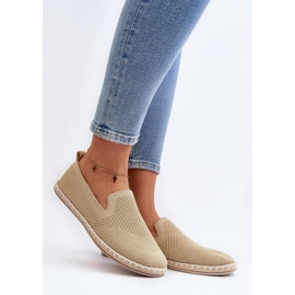 Beige Harmonie Slip-On Espadrilles för kvinnor 2