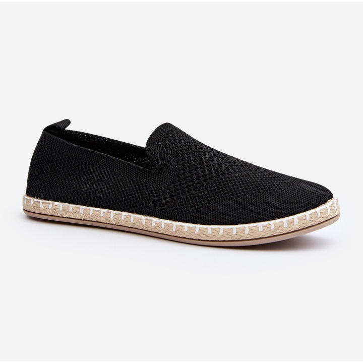 Svarta Harmonie Slip-On Espadrilles för kvinnor 1