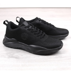 Svarta sportskor för män Big Star LL174248 1