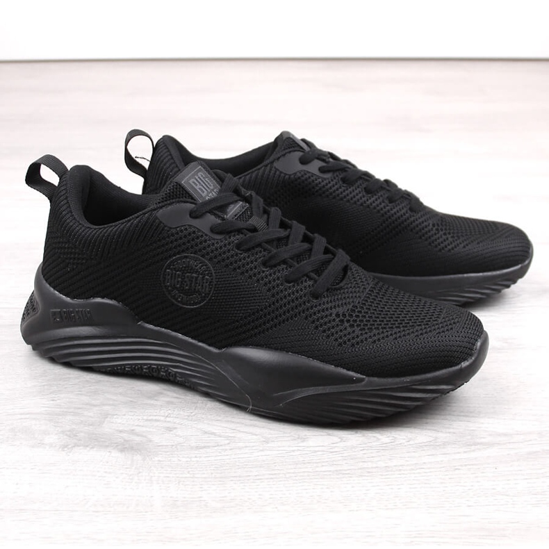 Svarta sportskor för män Big Star LL174248 1